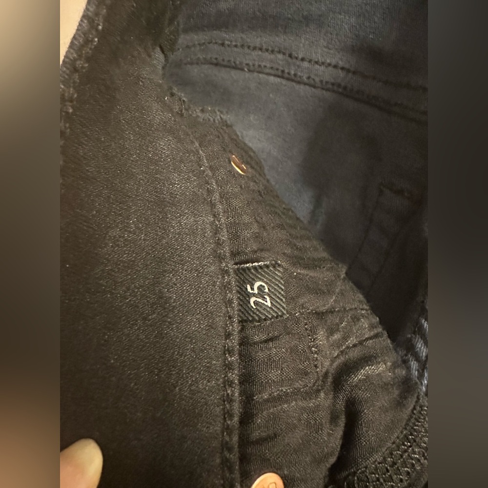 7 for all mankind black jeans - Picture 3 of 12